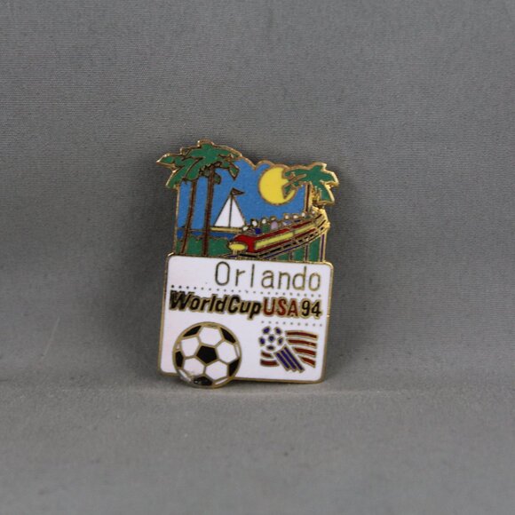World Cup 1994 Pin - Match Location Orlando Roller Coaster - Peter David - Picture 1 of 3